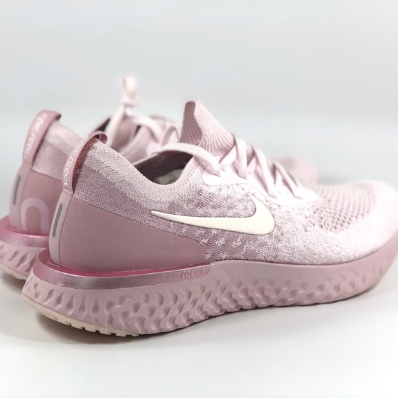 nike epic react flyknit pearl pink